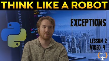 Python Cipher: Exception Handling and Shorthand Techniques | Think Like A Robot | Video 2 Lesson 9