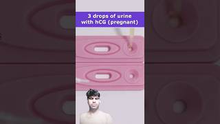 Positive Pregnancy TEST vs Negative in 30 SECONDS Time Lapse #shorts
