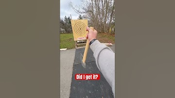 🔴🔴🔴 #axethrowing #trickshots #bullseye #throwingaxe #trickshot