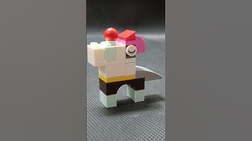 I made Lego Unicorn using Lego bricks | Lego Unicorn | #unicorn #lego #asmr #satisfying #shorts #diy