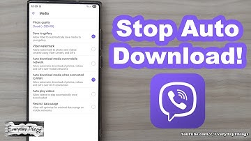How to Stop Auto Download of Photos and Videos in Viber