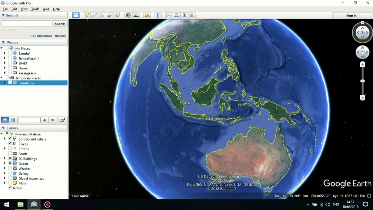 Import data koordinat dari file Excel dan membuat Link photo di Google ...