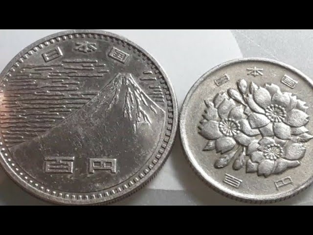 Japanese commemorative 100 yen coin 1970 Osaka Expo - YouTube