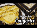 VERSACE BED COLLECTION 🔥 MEDUSA GALA REVERSIBLE  COMFORTER  / Versace bedding