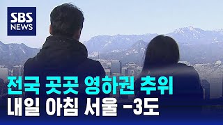 [날씨] 전국 곳곳 영하권 추위…내일 아침 서울 -3도…