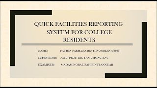 FYP 2 Video Presentation