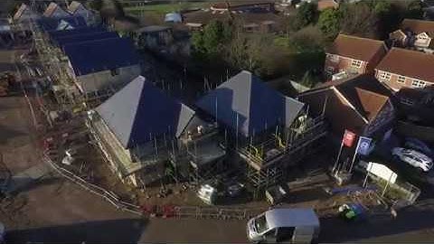 Drone Video of New Build Scaffolding by Broadstairs Scaffolding Ltd. - Video 1