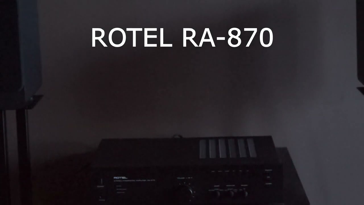 ローテル・プリメインアンプ「RA-870」。ビンテージ。希少