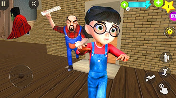 Scary Stranger 3D - New Update New Special Levels Control Mr Grumpy Secret Room Android Gameplay