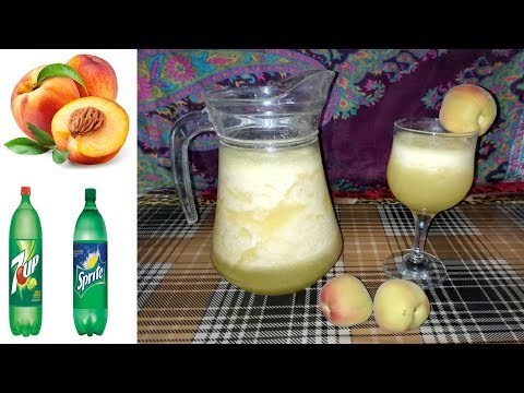 fresh-&-refreshing-peach-juice-recipe-|-peach-soda-recipe-|-7up-|-aaro-ka-sharbat-|-pakistani