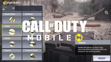 Call of Duty®: Mobile - Operator Skill: Katana
