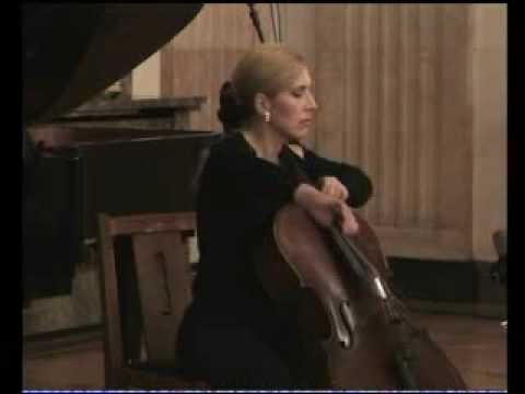 Shostakovich cello sonate  Op. 40  3. mov Sanja Jancic-cello, Aurelie Tremblay-piano