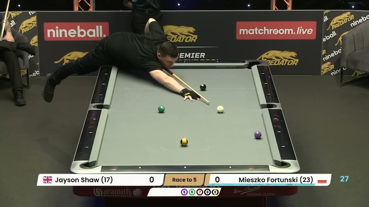 Jayson Shaw vs Mieszko Fortunski 2022 Premier League Pool Day 7 Stage 2