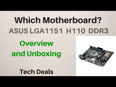 ASUS H110 Skylake Motherboard - Unboxing & Overview - H110M-A D3