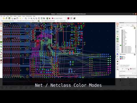 KiCad 6 Teaser: Net and Netclass Colors