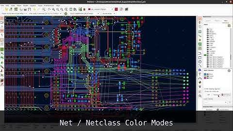 KiCad 6 Teaser: Net and Netclass Colors