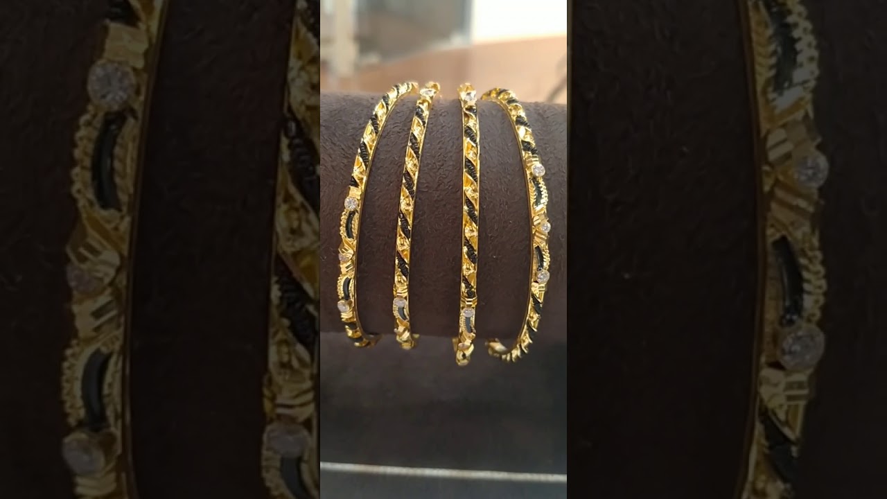 Black bead bangles 4 set SUBSCRIBE NOW 