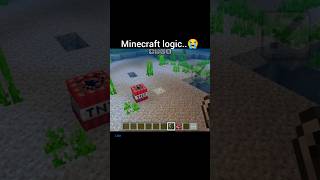 Minecraft TNT Underwater Trick 😱 | Why TNT Doesn’t Break Blocks in Water? #minecraft #ytshorts