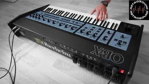 Oberheim OB-X Analog Synthesizer (1979) "Oberfett X"