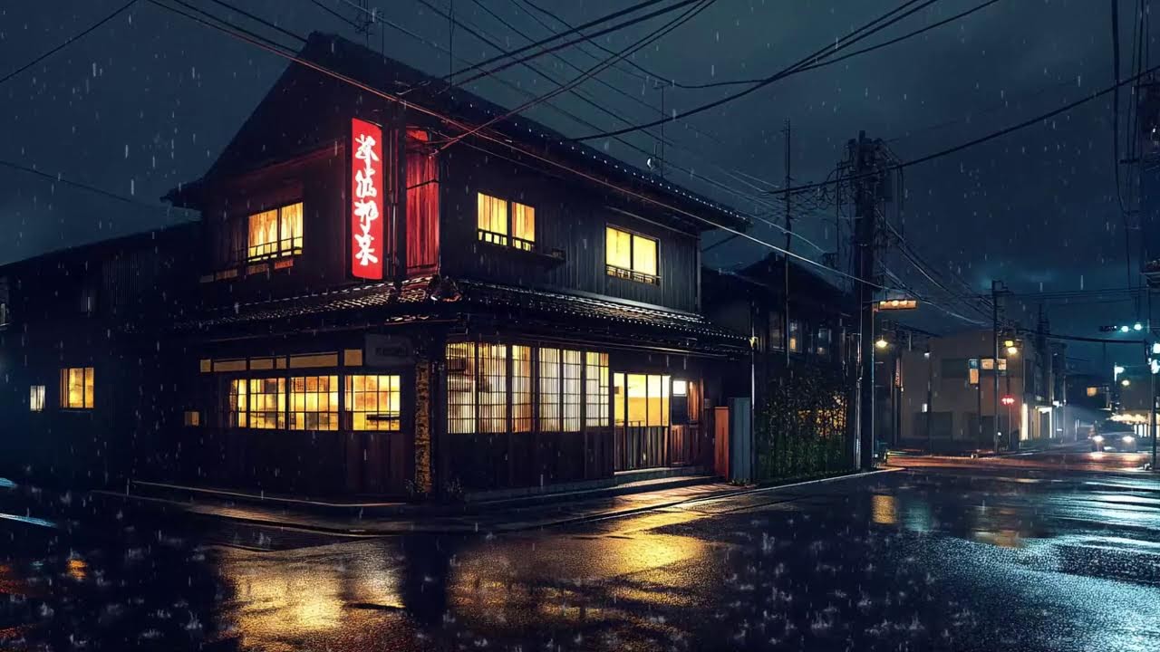 Shibuya After Dark 🌙 Rainy Lofi Beats for Focus, Coding & Productivity