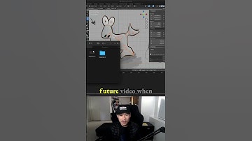 First action saved for 3d model low poly character in Blender - 2.1: Nosy Tails