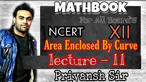 Class 12th |Area Enclosed By Curve | Ncert Included Area between Parabola n Line IIT JEE Video