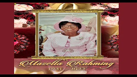 Mazella Rahming [ Funeral Service ]