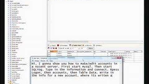 How to make accounts on your ascent server