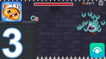 Cat Knight Story - Gameplay Walkthrough Part 3 - World 3 (iOS, Android)