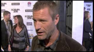 Aaron Eckhart Interview - Rabbit Hole and Rum Diary
