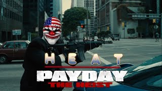 Heat (1995) Bank Heist and Shootout with 'Gun Metal Grey' (Payday: The Heist)