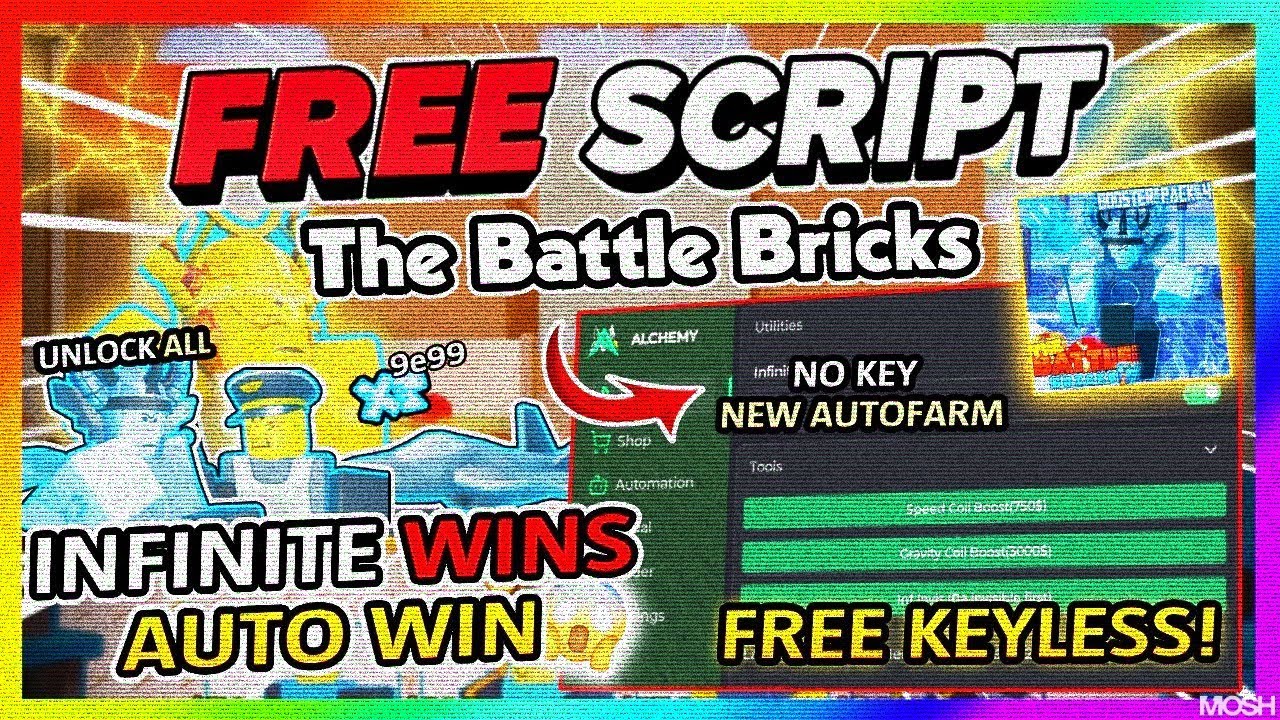 The Battle Bricks Script *NO KEY* - AUTOFARM, AUTO WIN, DUPE & More ...