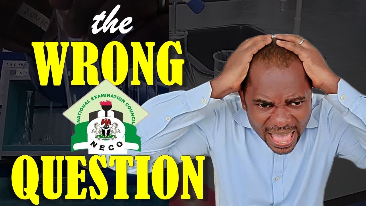 2023 NECO Chemistry Practical | Correction to Question 3