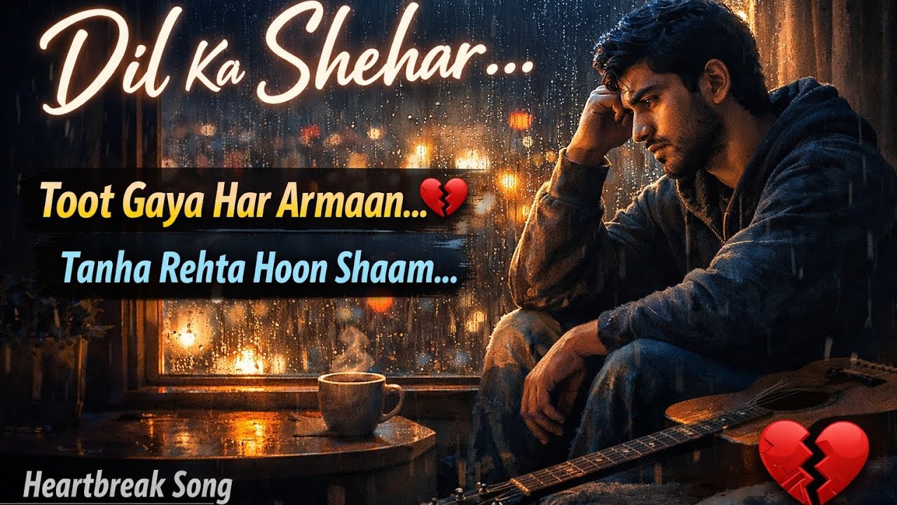 Dil Ka Shehar 💔 | Toot Gaya Har Armaan | Emotional Hindi Breakup LoFi Song 2026 | Sad Rain Song #sad