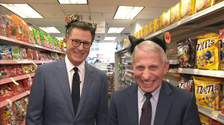 Stephen Colbert taking Anthony Fauci shopping (for a Booster Shot)