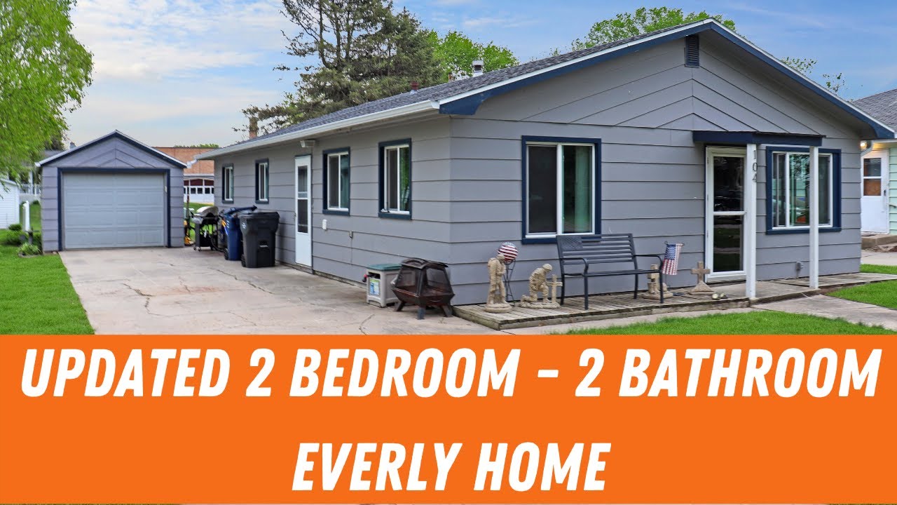 Updated 2 Bed, 2 Bath Home in Everly Iowa YouTube