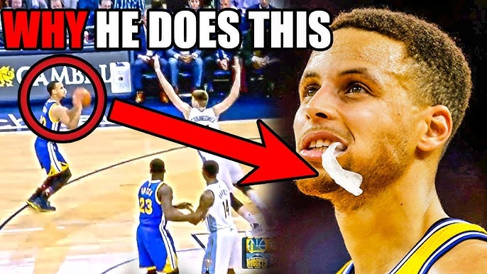 The REAL Reason Why Stephen Curry CHEWS On A Mouthpiece In The NBA - YouTube