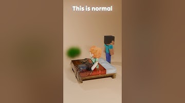 Minecraft 3D Cloth Simulation:Steve [Fart 2] #blender #animation #minecraft