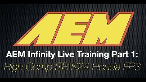 AEM Infinity Live Training: High Comp ITB K24 Honda EP3 Part 1 | Evans Performance Academy