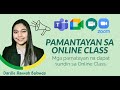 Pamantayanpatakaran sa online class