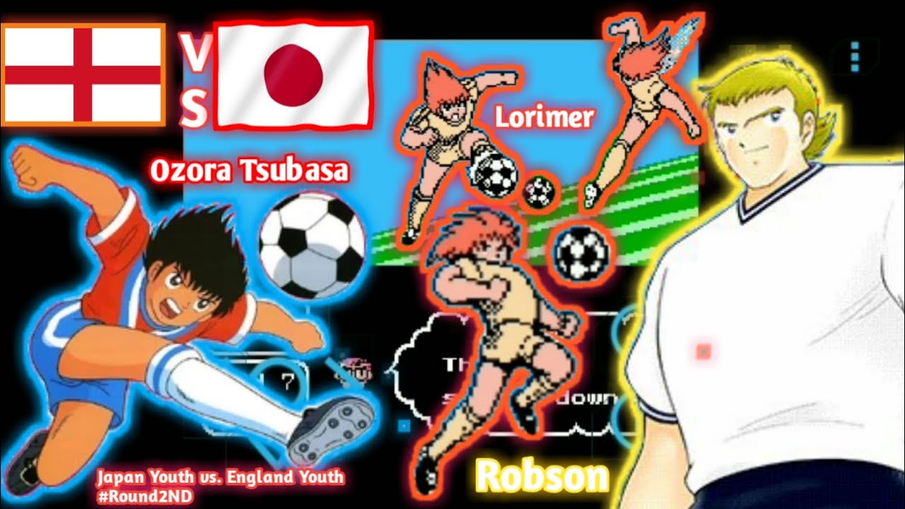 Japan Youth vs. England Youth #round2nd [captain Tsubasa voll 2 super striker:]#nes #retrogaming 