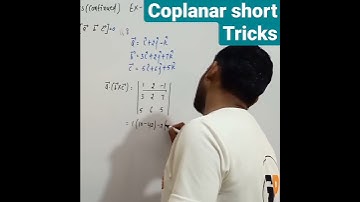 #shorts | Vectors | Vector Algebra | Coplanar Vectors | #icse #ncert #iitjee