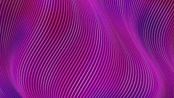 Glowing Neon Line Wave Curve Abstract Shiny Surface Flows and Bends 4K UHD 60fps 1 Hour Video Loop