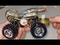 Car Steam Powered 4 Wheeler/Stirling Engine#review