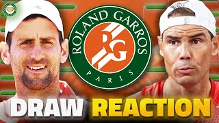 Nadal NIGHTMARE Draw! | Djokovic AVOIDS Sinner & Alcaraz | Roland Garros 2024 | Draw Reaction