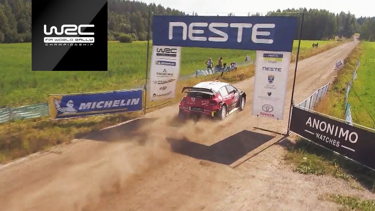 WRC - Neste Rally Finland 2018: DJI Aerial Analysis - YouTube