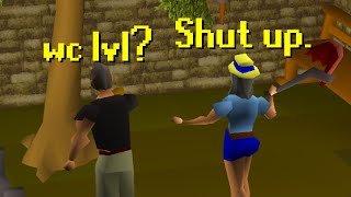 How it feels when people try to make small talk while skilling