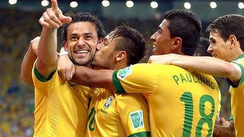 🇧🇷 BRASIL 3X0 🇪🇸 ESPANHA -  AULA DE FUTEBOL - TETRA DA COPA DAS CONFEDERAÇÕES 30/06/2013🏆⚽🔥⚽