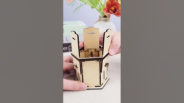 #diy a retractable #pencilbox for #backtoschool with #crealityfalcon2pro 40W! #falcon #falconlaser