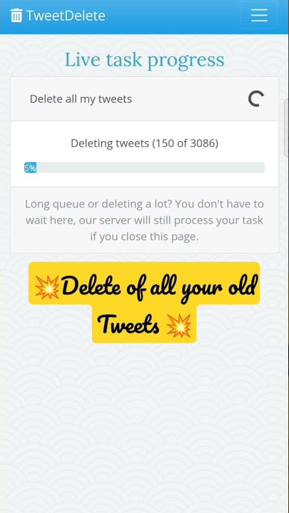 How to delete all of your Tweets? #tweetdelete #howtodelete #howto  🤔